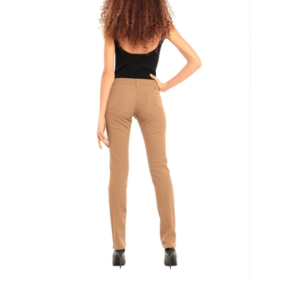 Womens Galliano Camel Stretch Skinny Jeans Size 26 Brand New Made In Italy - Picture 3 of 11